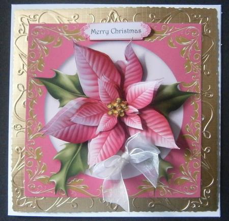 Pretty Pink Poinsettia Mini Kit by Davina Rundle