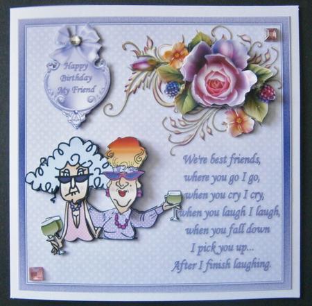 8x8 Stella and Edna Best Friends Mini Kit by Davina Rundle