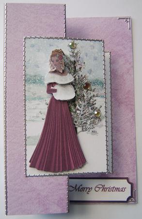 Christmas Lovely Fold Back by Davina Rundle
