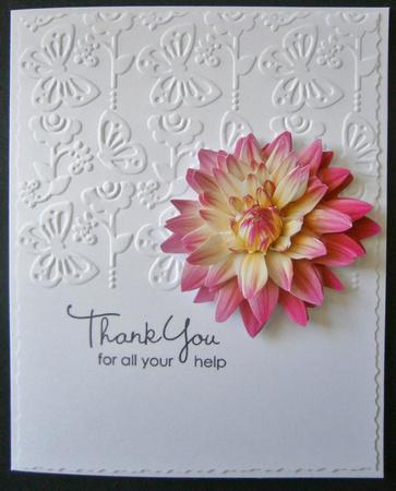 Dahlia Pink & Lemon 3D Decoupage by Davina Rundle