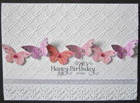 Pink Butterflies by Davina Rundle