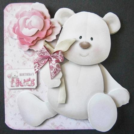 Bearing Hugs Shaped Fold Card Kit by Davina Rundle