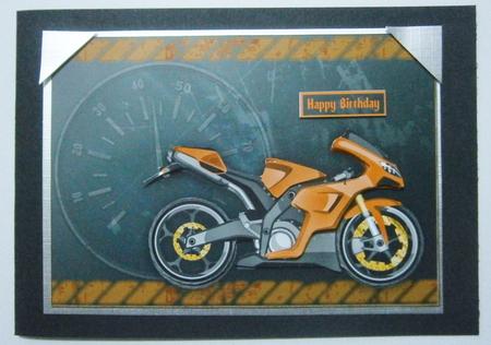 Orange Bike by Davina Rundle