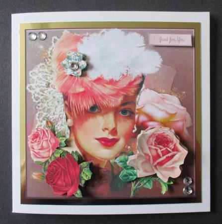 Lady Rose Topper and Decoupage by Davina Rundle