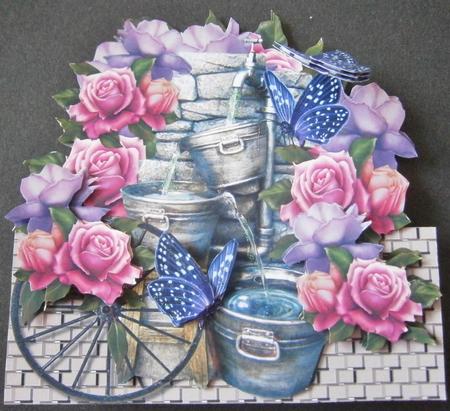 Fountain & Roses Mini Kit by Davina Rundle