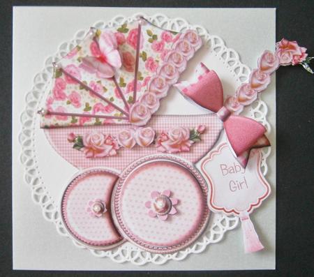 Beautiful Shaped Pram Kit by Davina Rundle