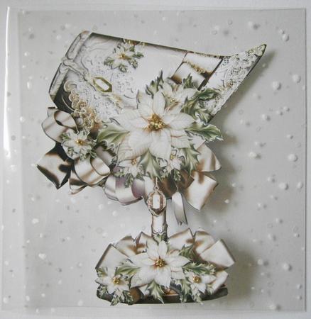Christmas Cream Bonnet by Davina Rundle