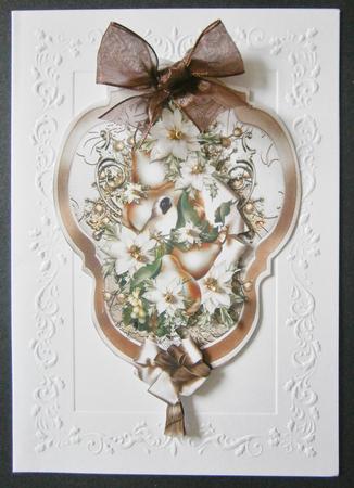 Christmas Card with Tassel by Davina Rundle