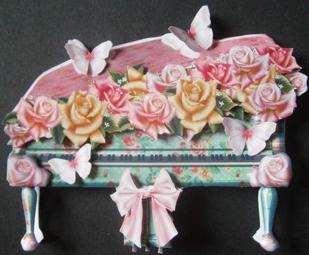 The Beautiful Shabby Chic Piano by Davina Rundle