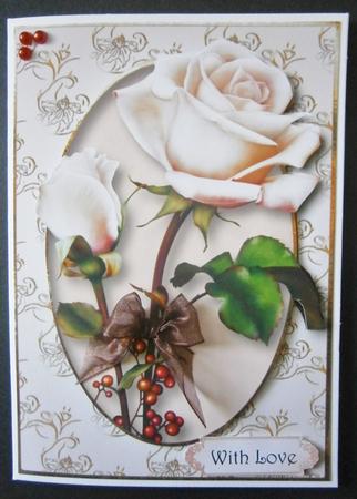 Gorgeous Pale Pink Roseberry Roses by Davina Rundle
