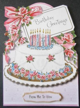 Lovely Over the Edge Birthday Cake  by Davina Rundle