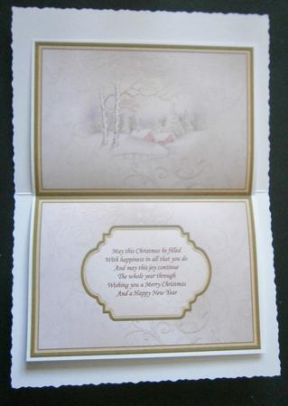 Christmas Insert for Cosy Hamlet Sheet by Davina Rundle