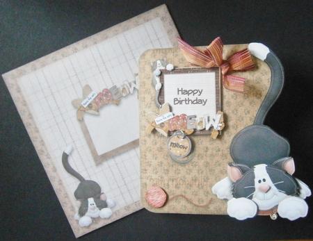 You?re the Cat?s Meow Shaped Fold Card Kit by Davina Rundle