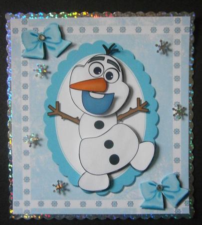 Jolly Olaf the Snowman by Davina Rundle