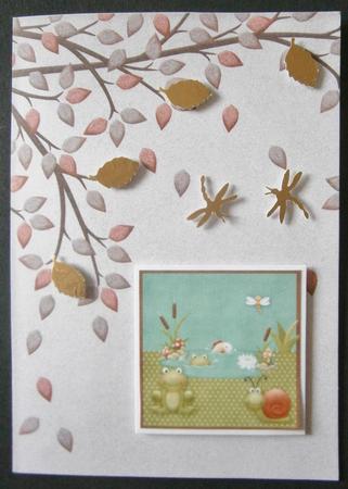 10 x A4 Red Leafs Cardstock by Davina Rundle