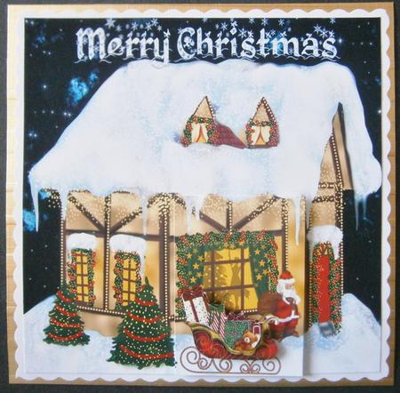 Merry Christmas House by Davina Rundle