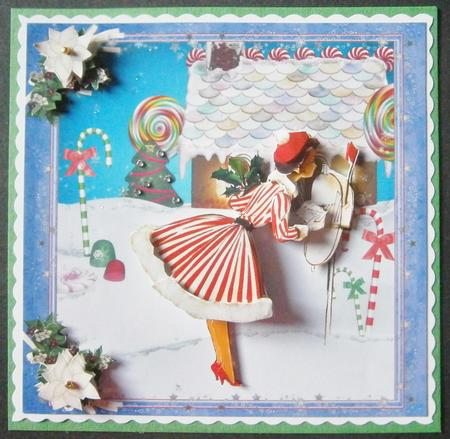Vintage Lady Christmas Post Mini Kit by Davina Rundle
