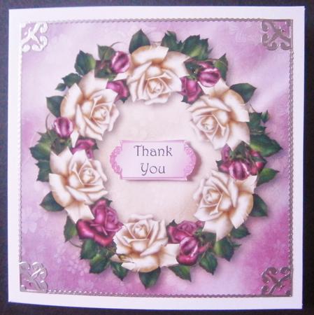 A Wreath of Antique Roses by Davina Rundle