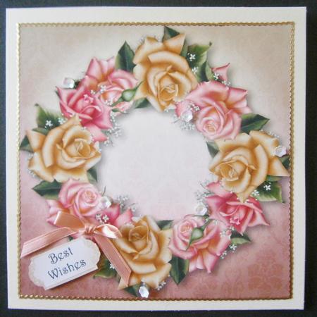 A Wreath of Edwardian Roses by Davina Rundle