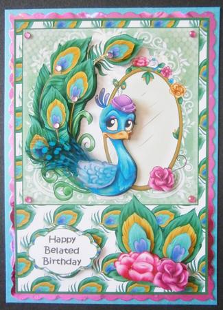The Little Coy Peacock by Davina Rundle