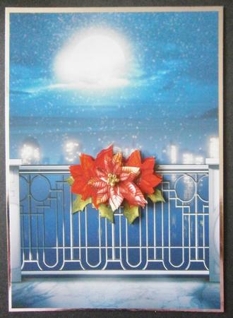 Snowy Art Deco Cityscape by Davina Rundle