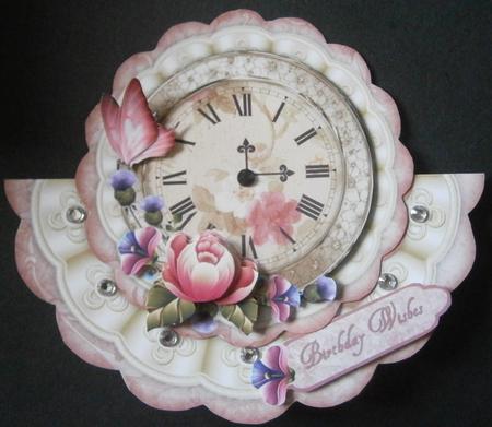 Timeless Roses Wobble Card by Davina Rundle