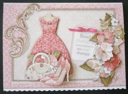 Retail Therapy is Cheaper Than Real Therapy Decoupage by Davina Rundle
