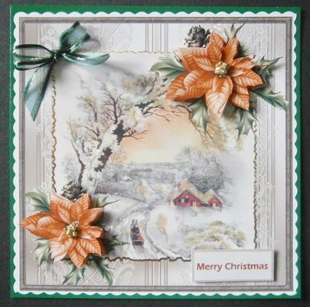 Journey Home for Christmas Card and Decoupage by Davina Rundle