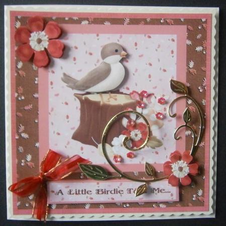 Little Birdie Told Me Topper by Davina Rundle
