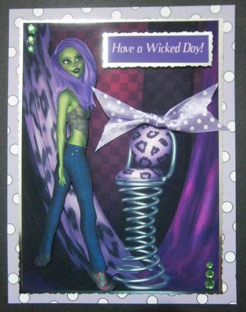 Teenager in the Making Card Topper by Davina Rundle