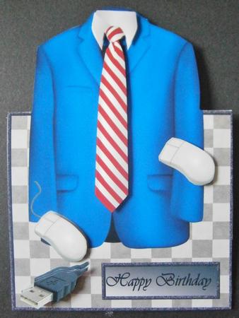 Male Card Design Mens Clothes by Davina Rundle