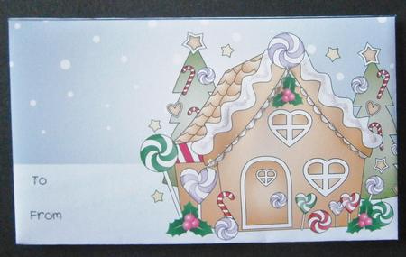 Gingerbread Christmas Money Wallet by Davina Rundle