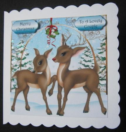 The Christmas Reindeer Couple by Davina Rundle