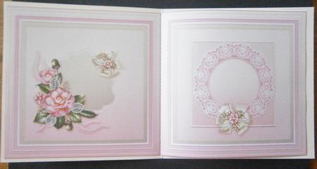 Pink Camellias Matching 6in x 6in Insert by Davina Rundle