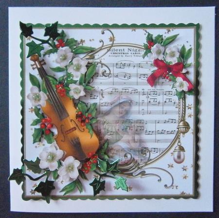 8x8 Winter Melody Silent Night Mini Kit by Davina Rundle