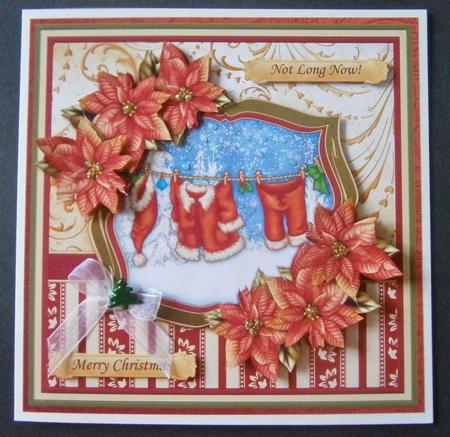 Not Long Now Christmas 8x8 Mini Kit with Decoupage by Davina Rundle
