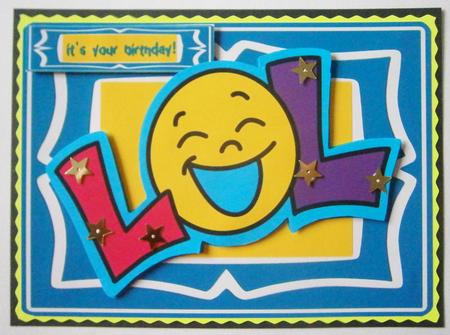 Lol Laugh Out Loud Birthday 40 50 60 by Davina Rundle