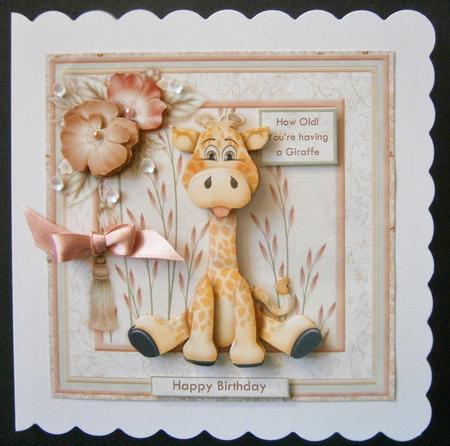 Happy Birthday Your Highness 8s8 Humorous Card & Decoupage by Davina Rundle