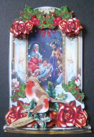 Christmas Nativity Globe by Davina Rundle