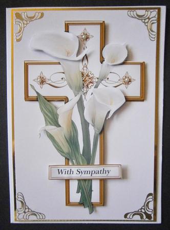 White Lily Cross by Davina Rundle