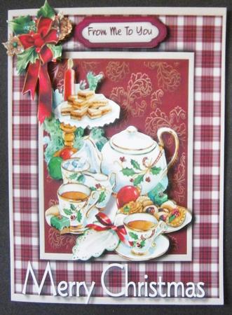 Cup of Tea, Mince Pies , and Christmas Wishes by Davina Rundle