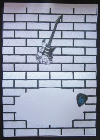 Black N White Rock (for Young Boy/teen) Insert by Davina Rundle