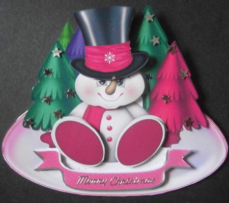 Snowbabies 1 Mini Rocker Card by Davina Rundle