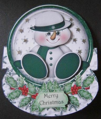 Snow Babies 3 Mini Rocker Card by Davina Rundle