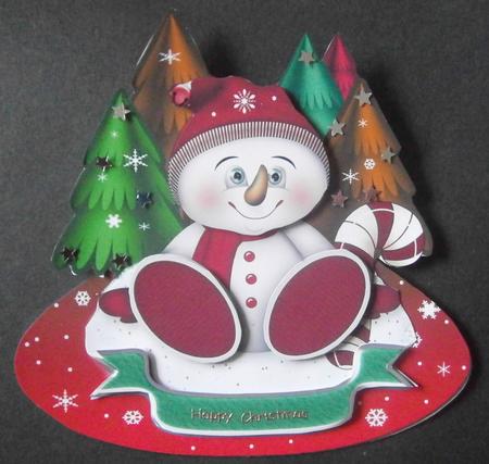 Snow Babies 2 Mini Rocker Card by Davina Rundle