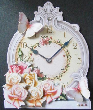 Stunning Shaped Time Card Kit by Davina Rundle