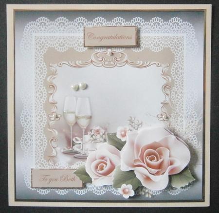 Congratulations to the Happy Couple Card by Davina Rundle