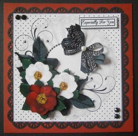 8x8 Beautiful Wild Roses Mini Kit by Davina Rundle