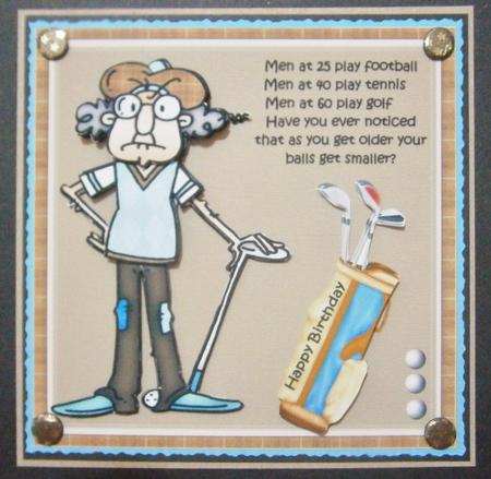 8x8 Gus and His Shrinking Balls, Golf That Is, Mini Kit by Davina Rundle