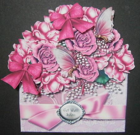 Flowerbox Winter Roses & Butterflies Mini Kit by Davina Rundle